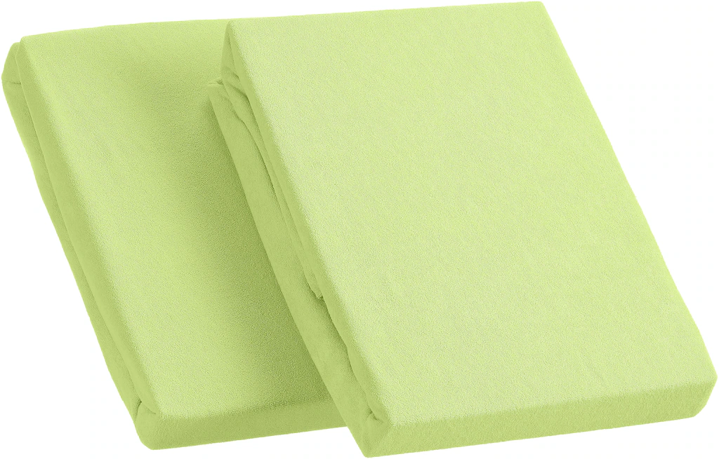 Bild von KUM Spannbettlaken Frottee Spannbetttuch, Frottee, Gummizug: rundum, (2 Stück), Frottee Spannbetttuch