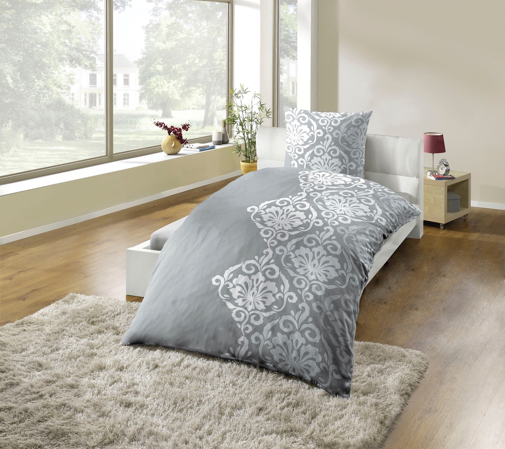 Bild von KiNZLER Bettwäsche Polycotton Flanell Bettwäsche, Polycotton, 2 teilig, Besonders weich