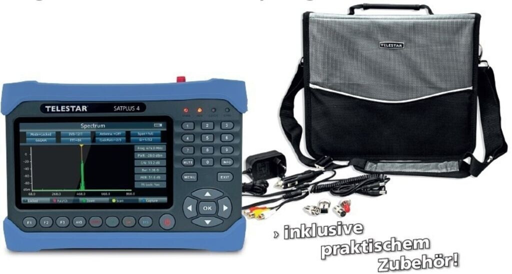 Bild von Telestar SATPLUS 4 - Schwarz - Blau - 255 mm - 55 mm - 181 mm - 1,13 kg (5401254)