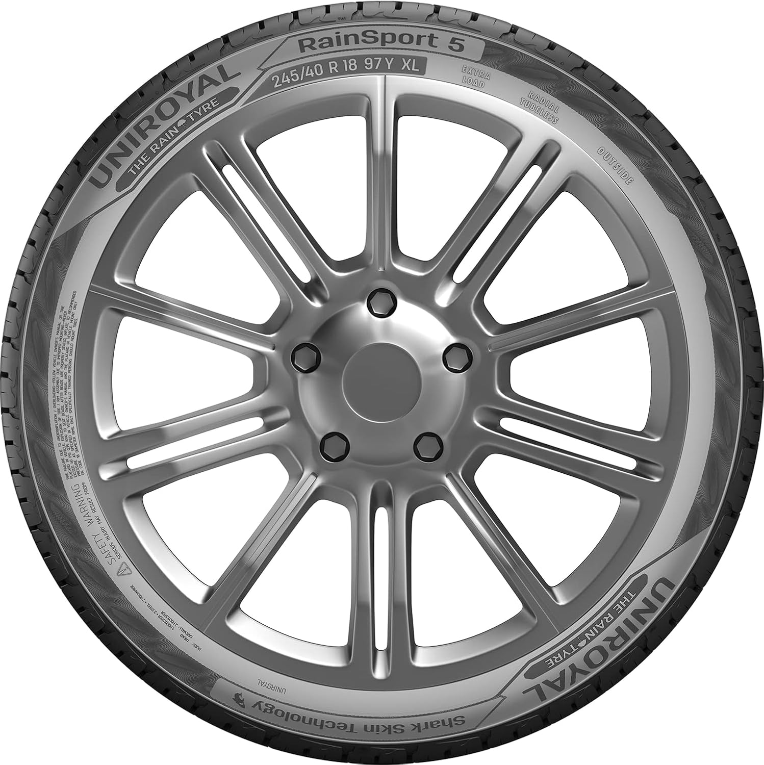 Bild von UNIROYAL RAINSPORT 5 195/55 R16 87H PKW Sommerreifen Reifen BMW: 1 Hatchback, 1 Convertible, 1 Coupe, DACIA: Duster Off-Road, Lodgy, SANDERO 2 0361017