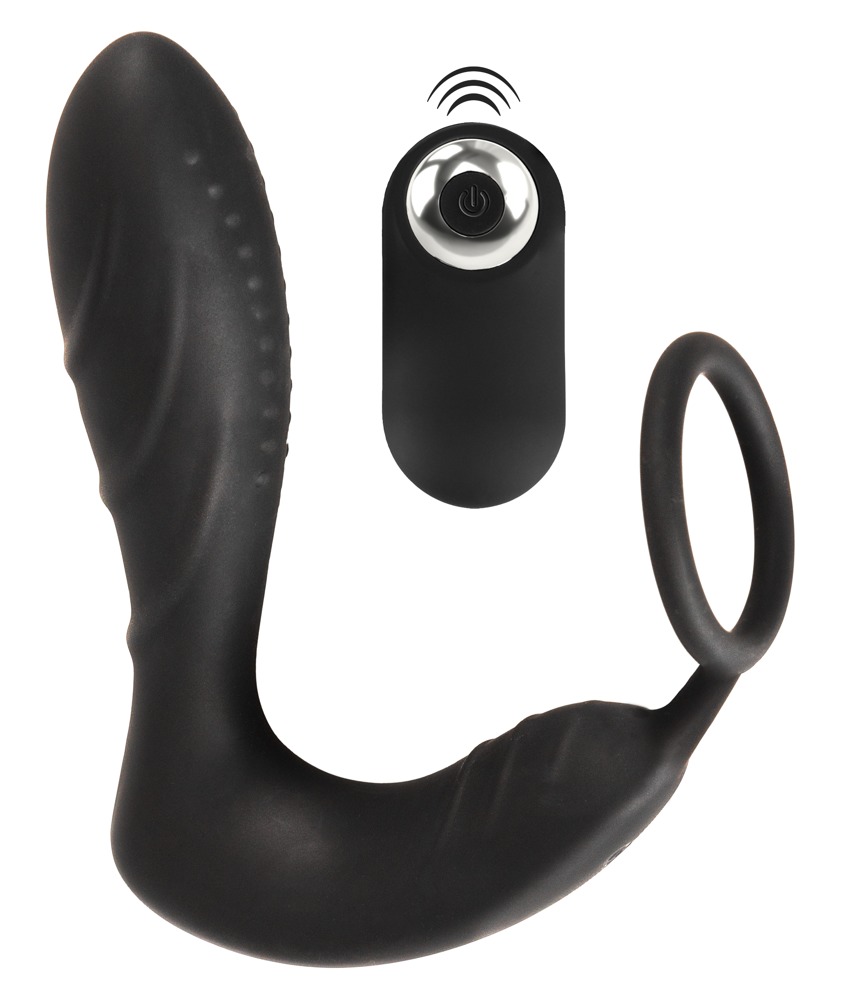 Bild von Analvibrator „RC Prostata Plug mit Penisring“