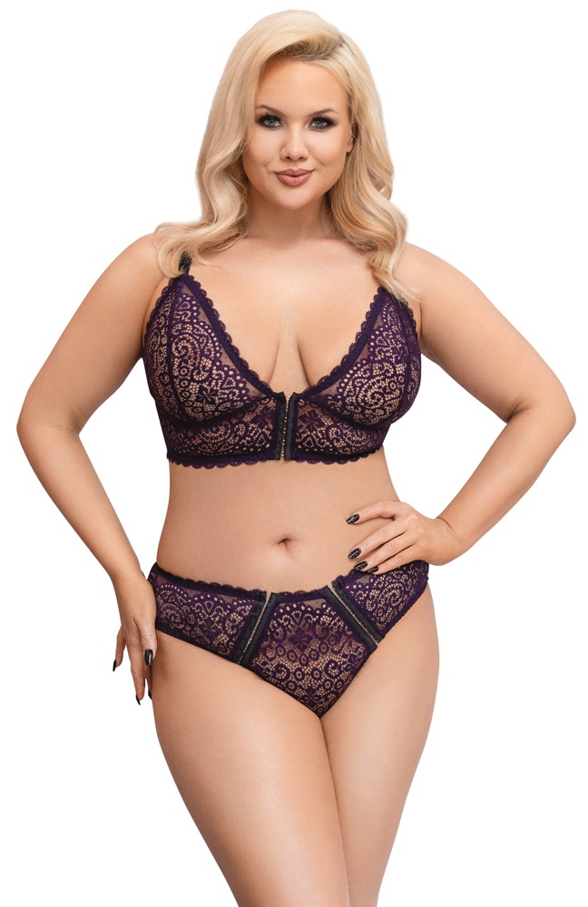 Bild von Cottelli Verführerisches Set: Spitzen-Bralette und Slip mit raffinierten Details