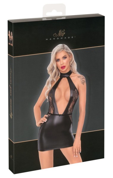 Bild von Kleid im edlen Material-Mix