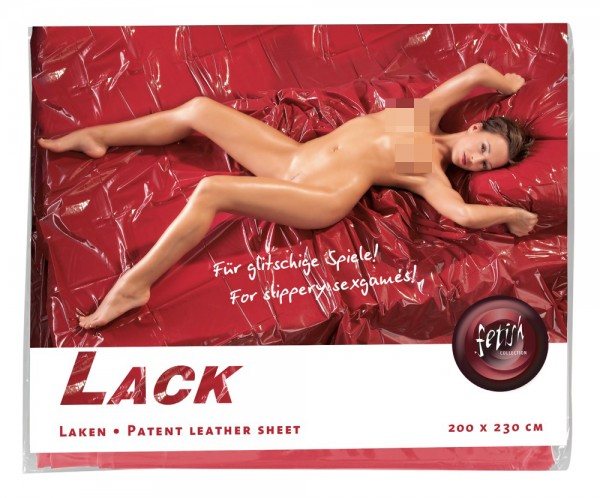 Bild von Lack-Laken in Glanzoptik Fetish Collection Rot
