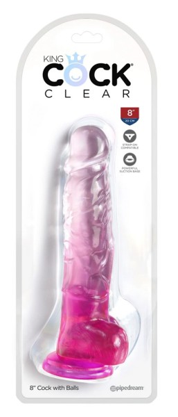Bild von KingCockClear 8 w balls Pink