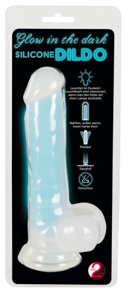 Bild von Glow in the dark Silicone Dildo