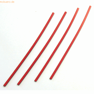 Bild von Ultradex, Magnet, Magnetisches Band 250x5mm VE=4 Stück rot (4 x)
