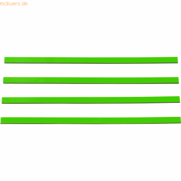 Bild von Ultradex, Magnet, Magnetisches Band 250x9x2mm VE=4 Stück hellgrün (4 x)