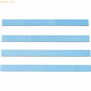 Bild von Ultradex, Magnet, Magnetisches Band 250x19x2mm VE=4 Stück hellblau (4 x)