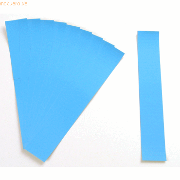 Bild von Ultradex, Kartenaufbewahrung, Einsteckkarten für 9,5mm Einsteckschiene 50x7,5mm VE=420 Stück blau