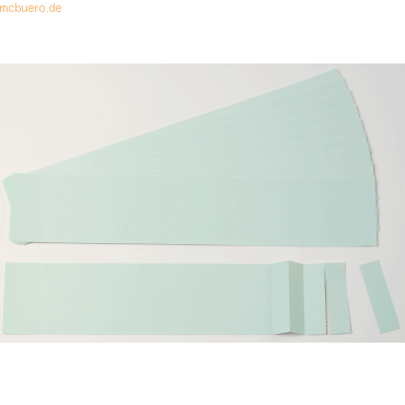 Bild von Ultradex, Kartenaufbewahrung, Einsteckkarten für 15mm Einsteckschiene 70x12mm hellblau VE=220 Stück
