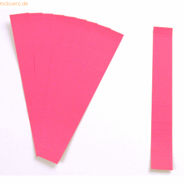 Bild von Ultradex, Kartenaufbewahrung, Einsteckkarten für 15mm Einsteckschiene 70x12mm magenta VE=220 Stück