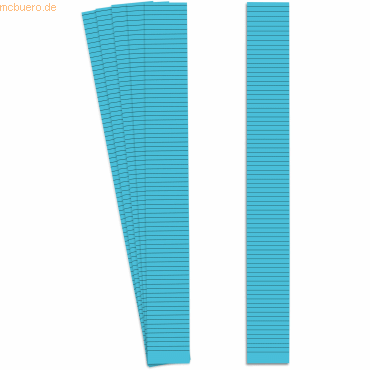 Bild von Ultradex, Zubehör Präsentieren, Markierungsstreifen 6mm B300xH32mm VE=10 Stück blau
