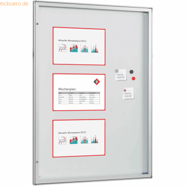 Bild von Ultradex Plakatvitrine A2 quer 67x49,5x3cm abschließbar