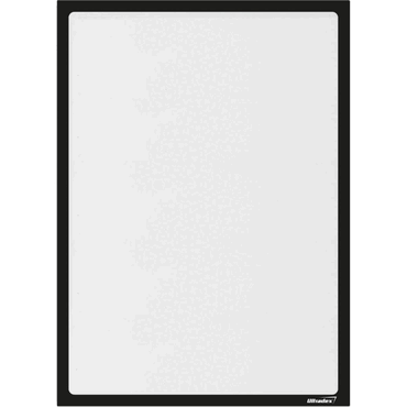 Bild von Ultradex, Mappe, Infotasche für DIN A4 quer selbstklebend VE= 1 Stück schwarz (A4, 1 x)