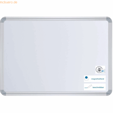 Bild von Ultradex, Präsentationstafel, Stellwandtafel schwer entflammbar Emaille B1500xH1200xT22mm weiss