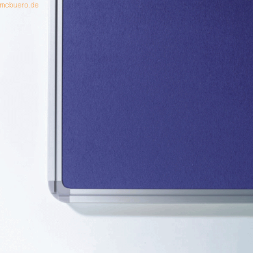 Bild von Ultradex, Präsentationstafel, Stellwandtafel Pinntafel/Whiteboard B1600xH600xT22mm blau/weiss (160 x 60 cm)