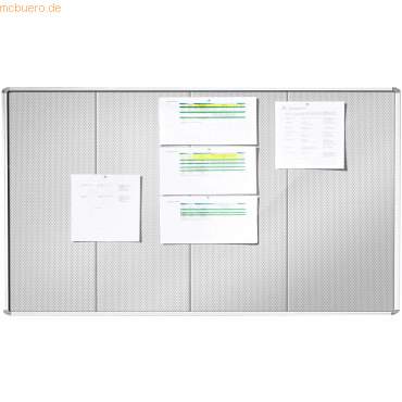 Bild von Ultradex, Präsentationstafel, Infotafel unbrennbar B900xH1200xT22mm Edelstahl blank