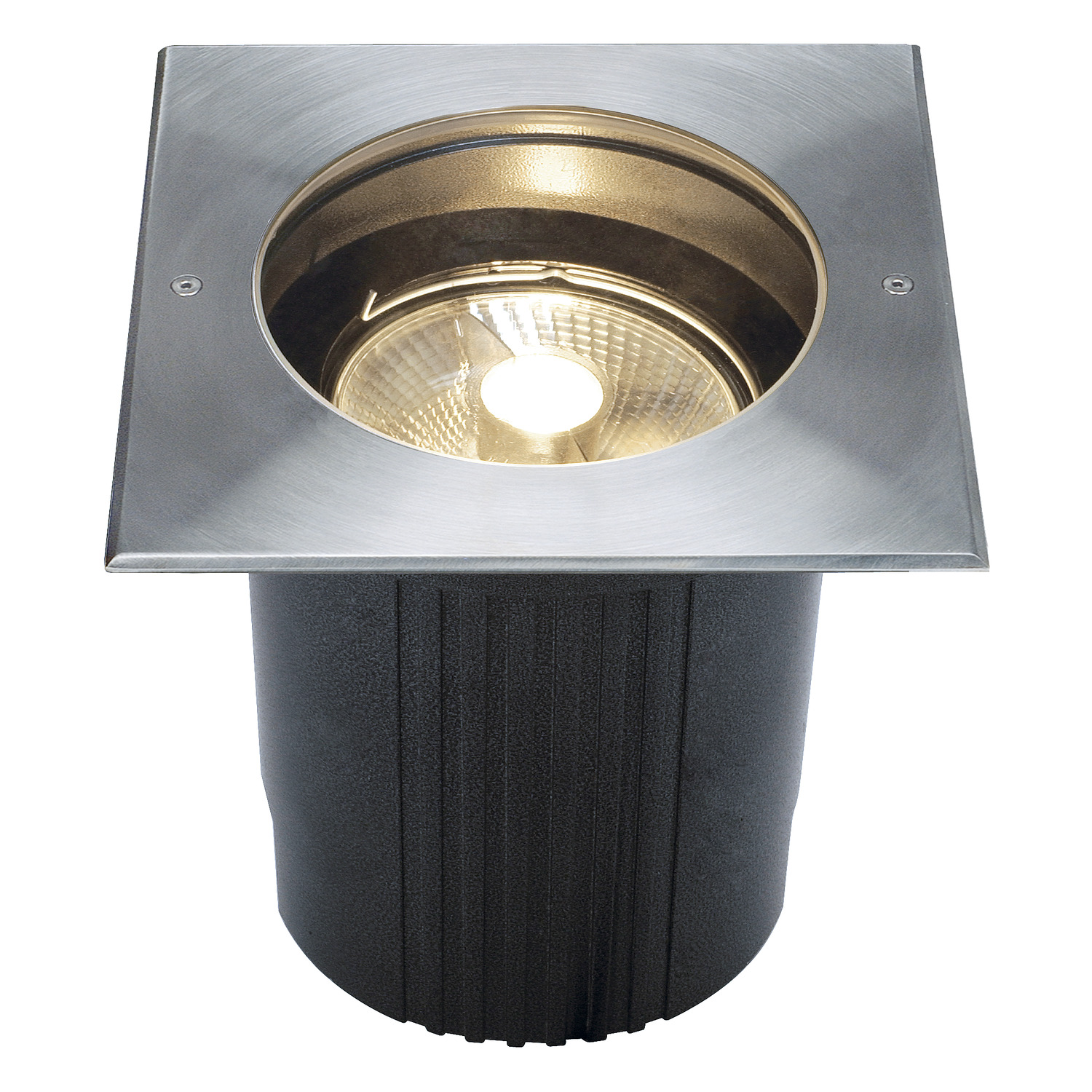 Bild von SLV DASAR® 215, Outdoor Bodeneinbauleuchte, QPAR111, IP67, eckig, edelstahl 316, max. 75W - 229234