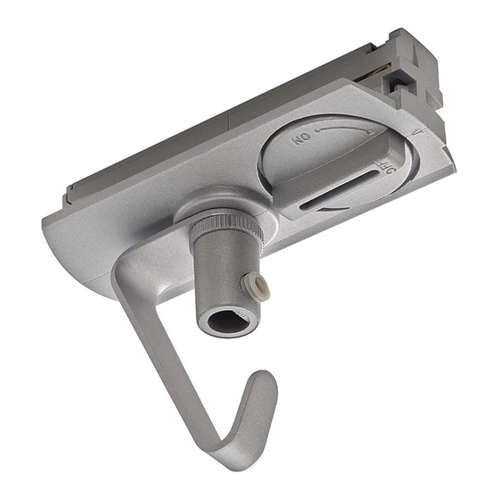Bild von 1-Phasen Schienensystem, Pendelleuchten-Adapter, Zugentlastung, silber-grau
