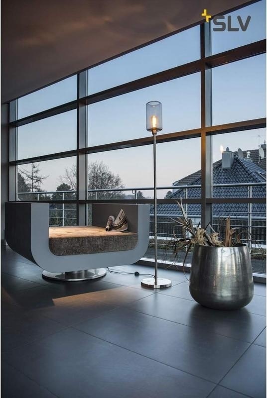 Bild von Mix&Match Stehleuchtenfuß Single Fenda, max. 60 W, gebürstetem Metall