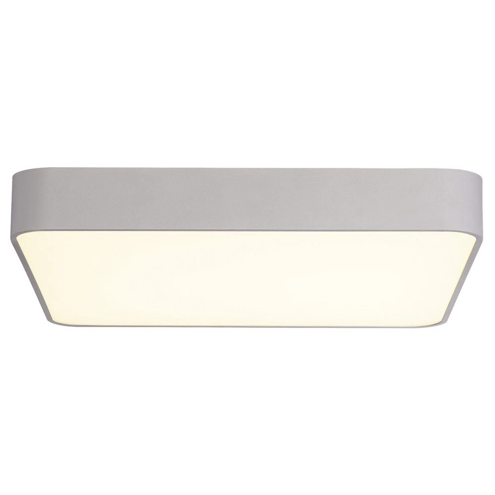 Bild von SLV MEDO 60, Deckenleuchte, LED, 3000K, eckig, silbergrau, 1-10V - Wand- und Deckenleuchten