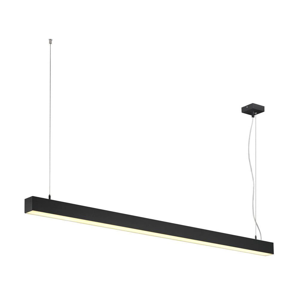 Bild von SLV Q-LINE DALI SINGLE LED, Pendelleuchte, dimmbar, 1500mm, schwarz - Pendelleuchten
