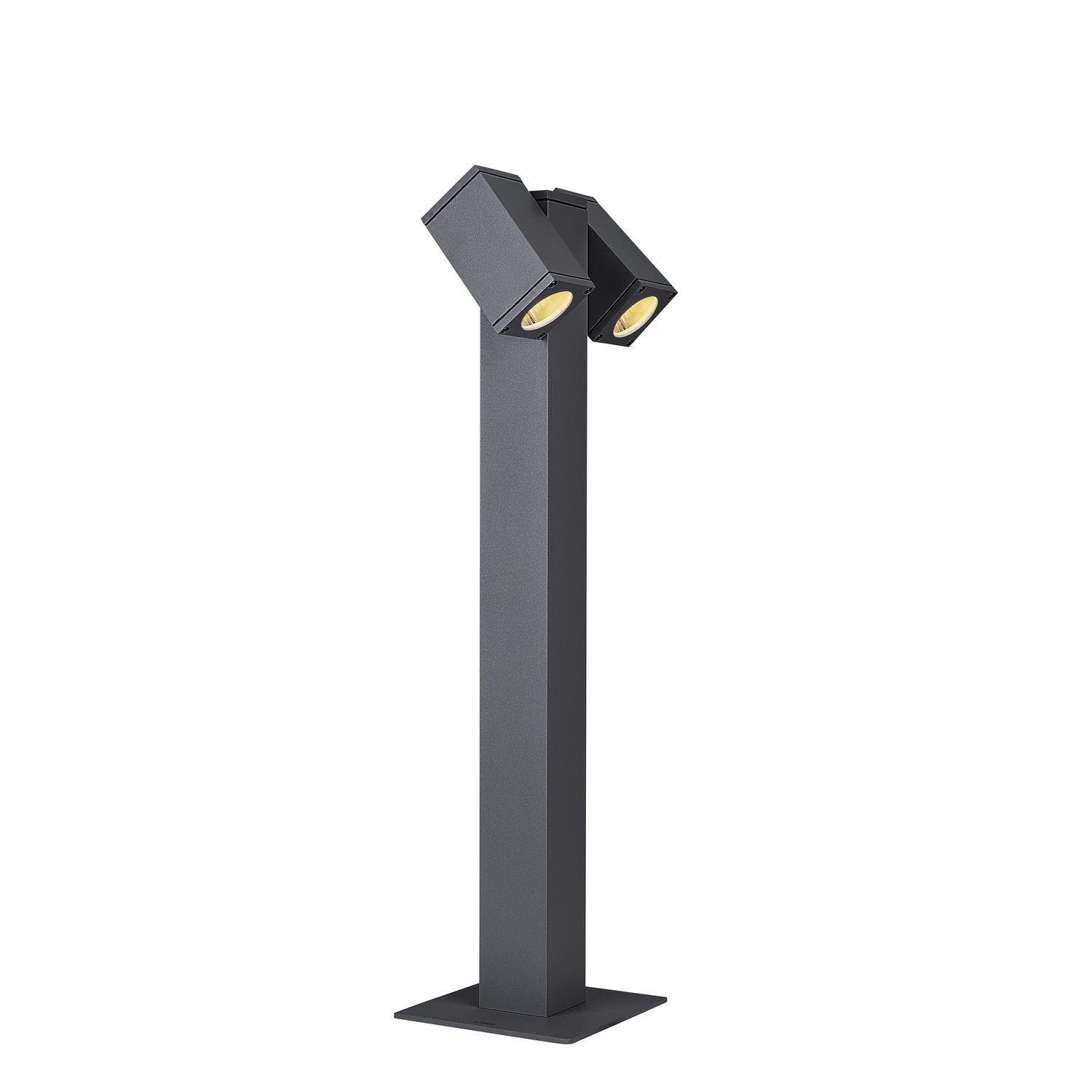 Bild von SLV THEO PATHLIGHT | Stehleuchte, LED Außen-Beleuchtung für Wege, Wände, Eingänge, Outdoor Garten-Lampe, Außenleuchte, Standleuchte |quadratisch, IP44, 2xGU10, anthrazit