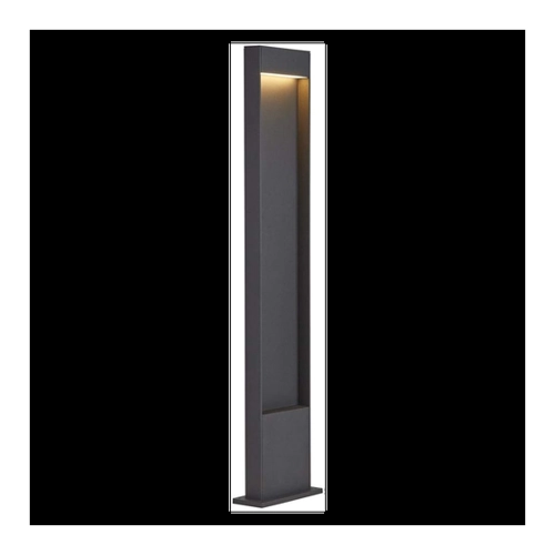 Bild von LED Wegeleuchte Flatt 9,7W 3000K 400lm IP65 in Schwarz 1000mm