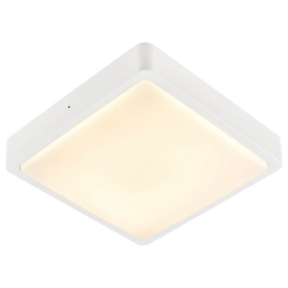 Bild von SLV AINOS SQUARE, Outdoor LED Wand- und Deckenaufbauleuchte weiß CCT switch 3000/4000K