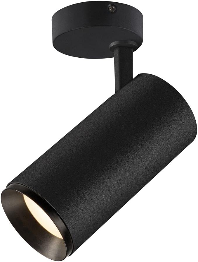 Bild von SLV Deckenaufbauleuchte NUMINOS® SPOT PHASE L / LED Spot, Fluter, Deckenstrahler, Deckenleuchte, Aufbau-Leuchte, Innen-Beleuchtung / 4000K 28W 2675lm schwarz dimmbar 24Grad