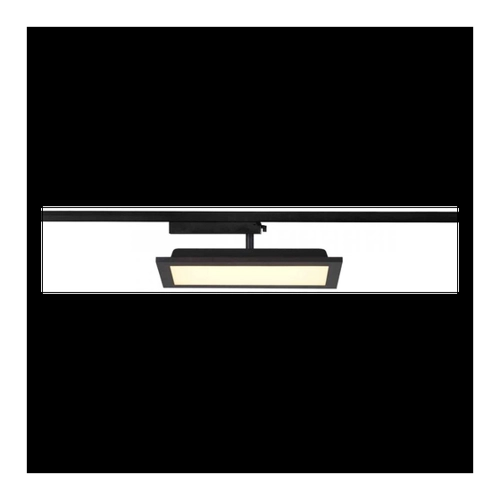 Bild von LED 1-Phasen Spot Panel Track in Schwarz 18W 1800lm eckig