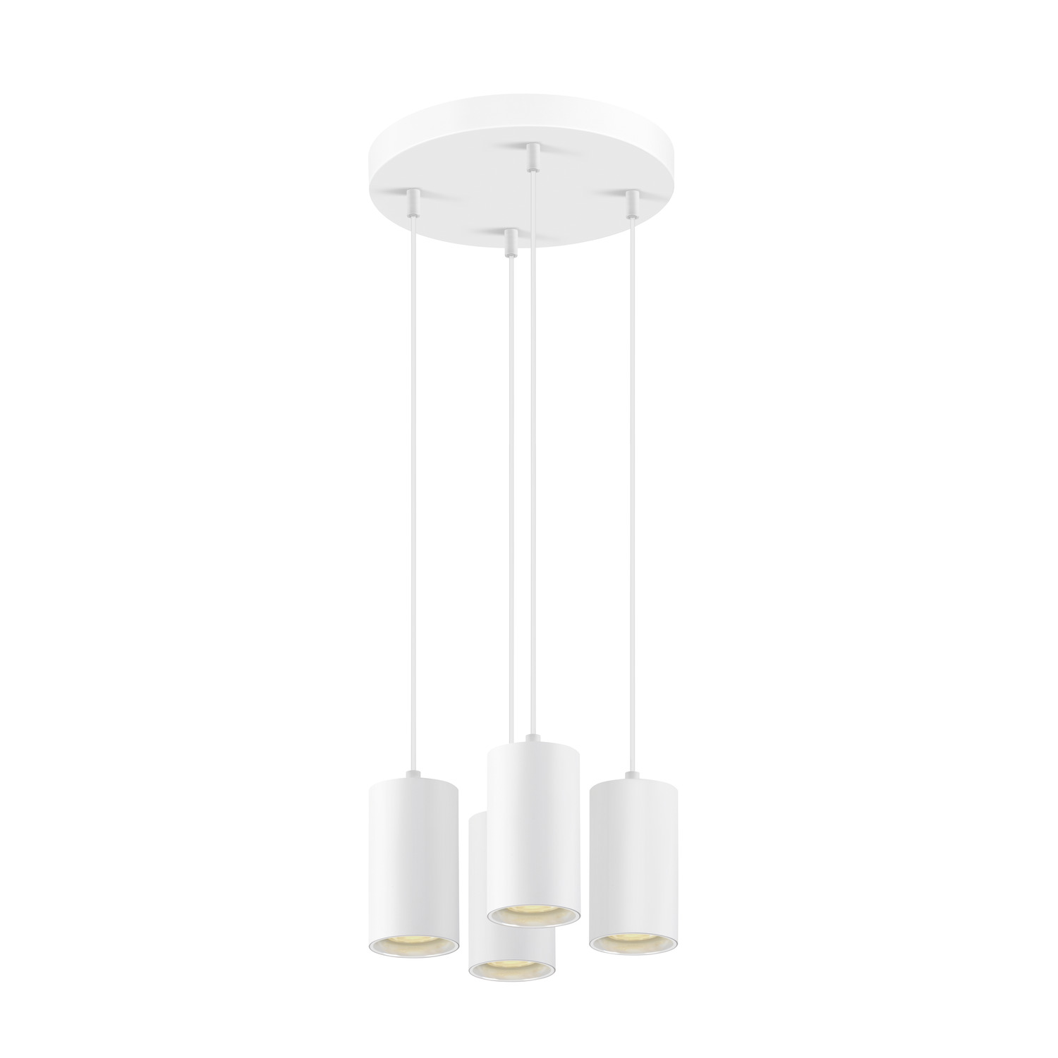 Bild von SLV ASTO TUBE, Pendelleuchte, GU10, Pendellänge 250 cm, max. 4x10W, weiß - 1006438