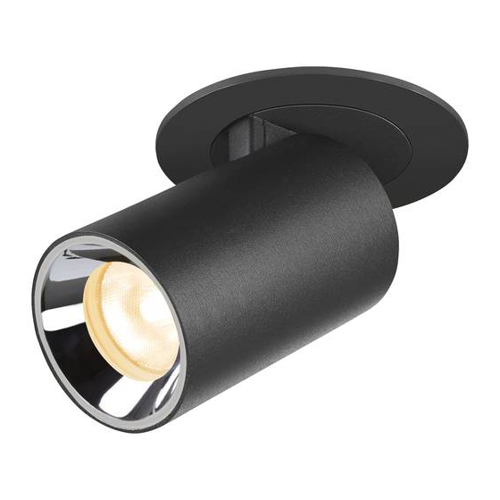 Bild von SLV NUMINOS PROJECTOR XS LED-Einbauleuchte 7W Schwarz, Chrom