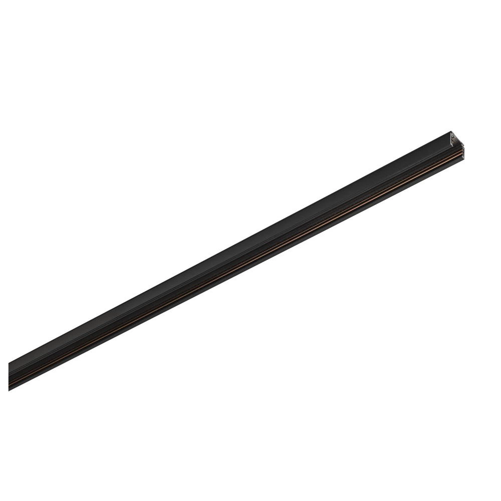 Bild von SLV Track Niedervolt-Schienensystem-Komponente Schiene Schwarz 1006541 48V TRACK 1m Aufbauschiene