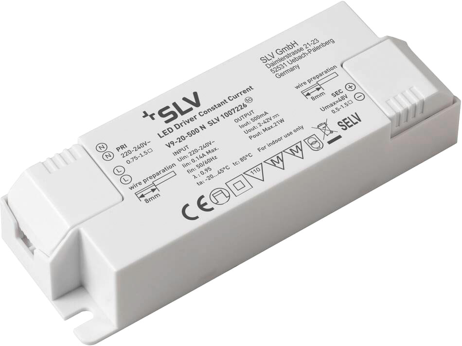 Bild von SLV LED Treiber 21W 500mA - Vorschaltgeräte