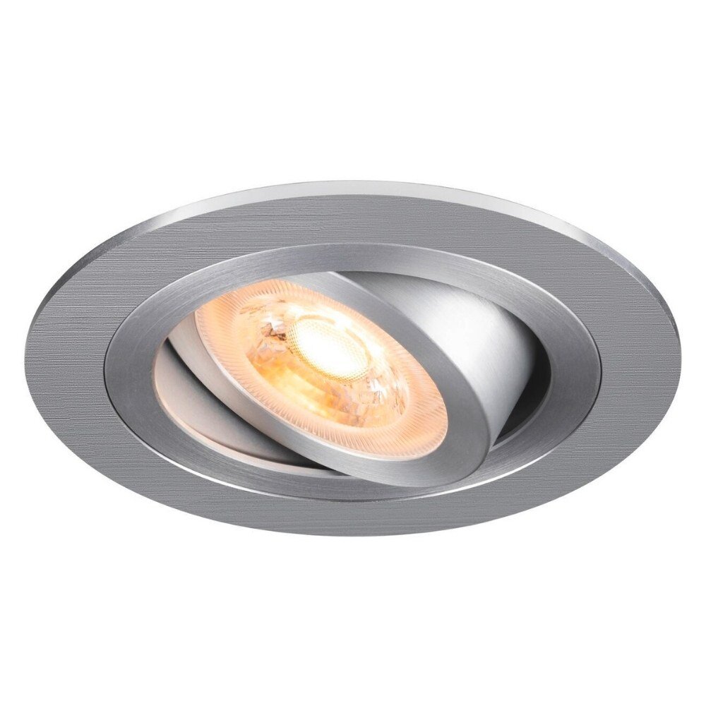 Bild von SLV NEW TRIA 75, Deckeneinbauleuchte, rund, max. 10W GU10, aluminium