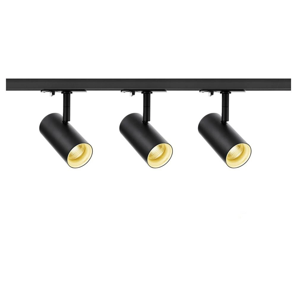 Bild von SLV NOBLO® SPOT, Schienensystem Set, rund, 2700K, 19W, Phasenabschnitt, 32°, schwarz - Leuchten mit 1 Phasen Adapter