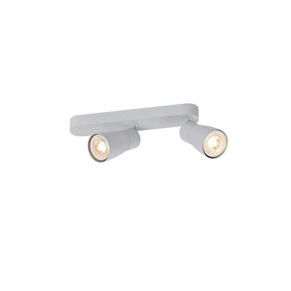 Bild von SLV PURI 2.0 Dome, Wand- und Deckenaufbauleuchte, asymmetrisch, 2 x max. 6W GU10, grau - Wand- und Deckenleuchten