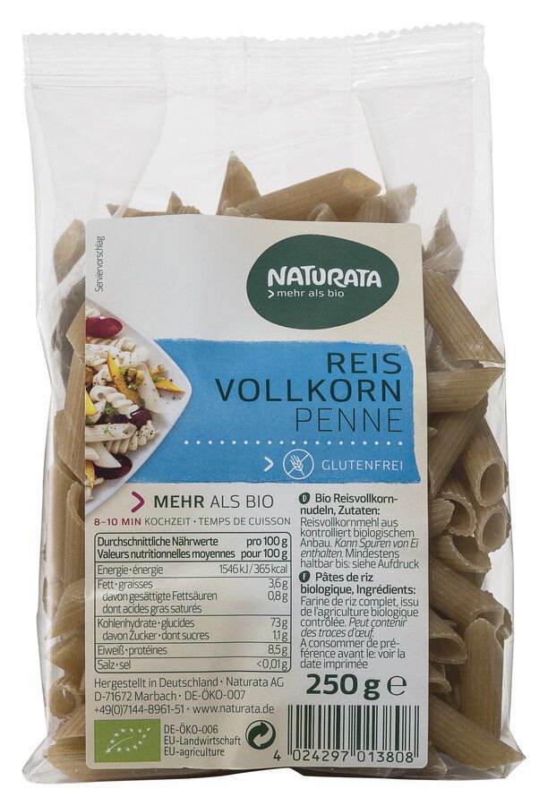 Bild von Naturata Reis Vollkorn Penne
