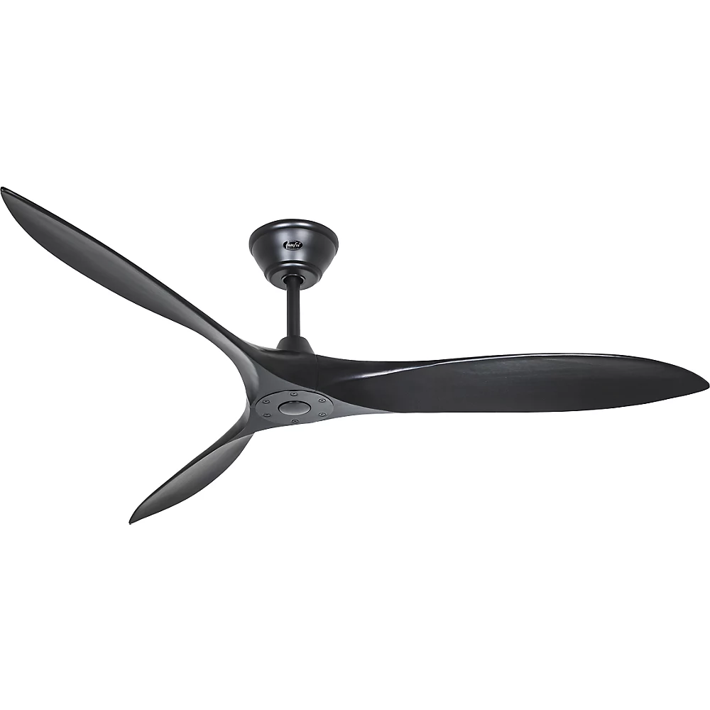 Bild von CasaFan kaiserkraft | Deckenventilator ECO AIRSCREW | Rotorblatt-Ø 1520 mm | mattschwarz/mattschwarz