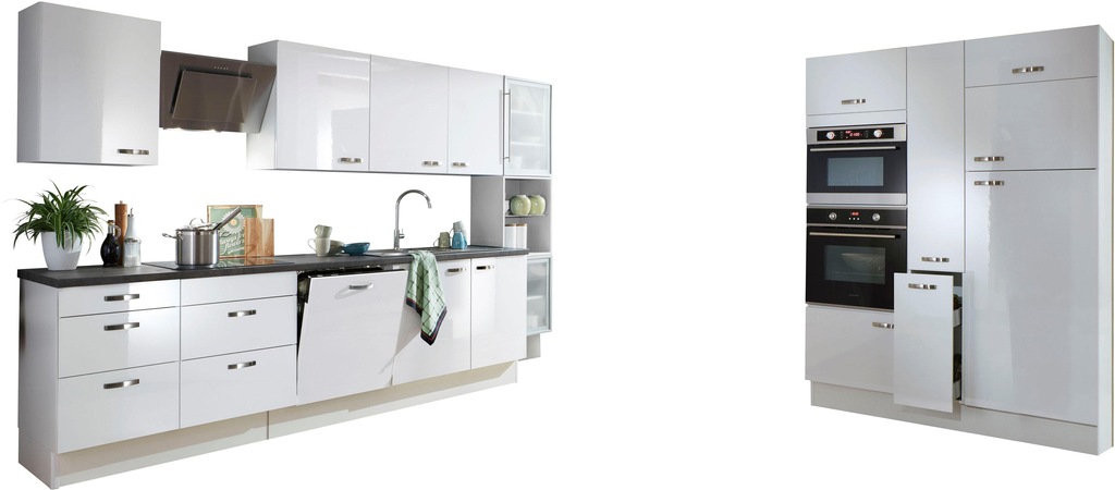 Bild von OPTIFIT Küchenzeile "Cara", mit Vollauszügen und Soft-Close-Funktion, Breite 480 cm