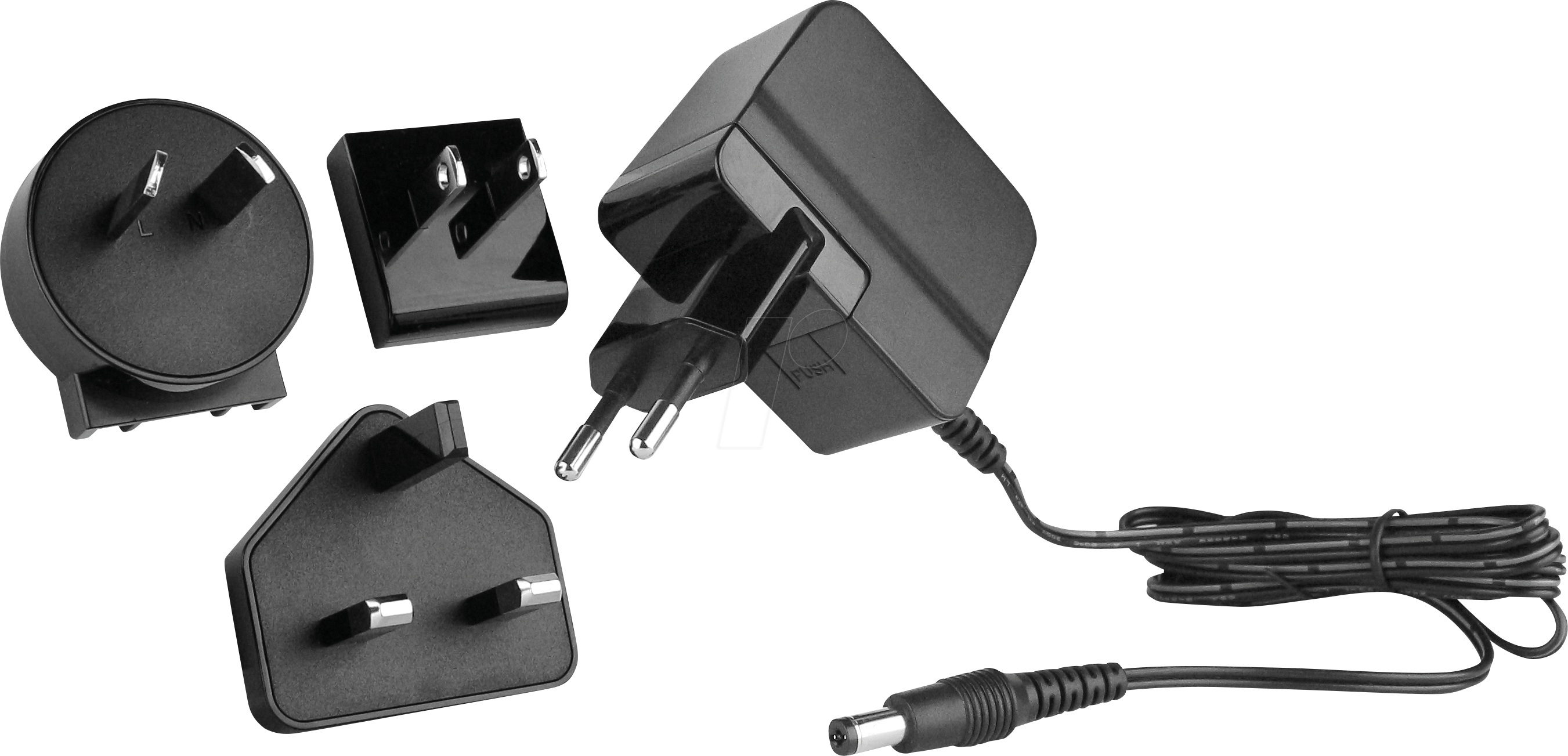 Bild von HN Power HNP18I-120V2 Steckernetzteil, Festspannung 12 V/DC 1.50 A 18 W mit Australien-Adapter, mit UK-Adapte, Universalladegerät