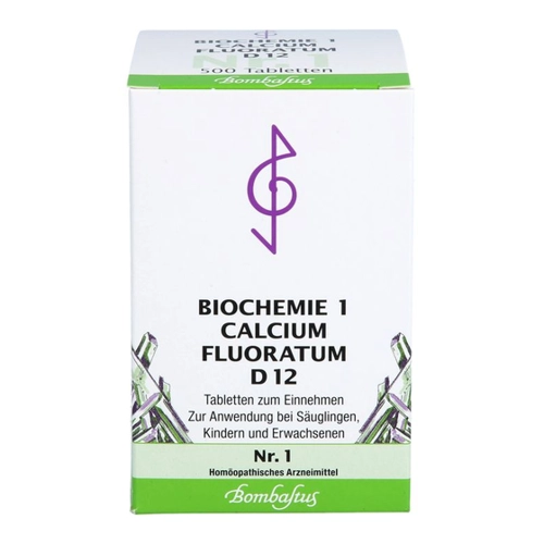 Bild von BIOCHEMIE 1 Calcium fluoratum D 12 Tabletten – 500 Stück von Bombastus-Werke AG
