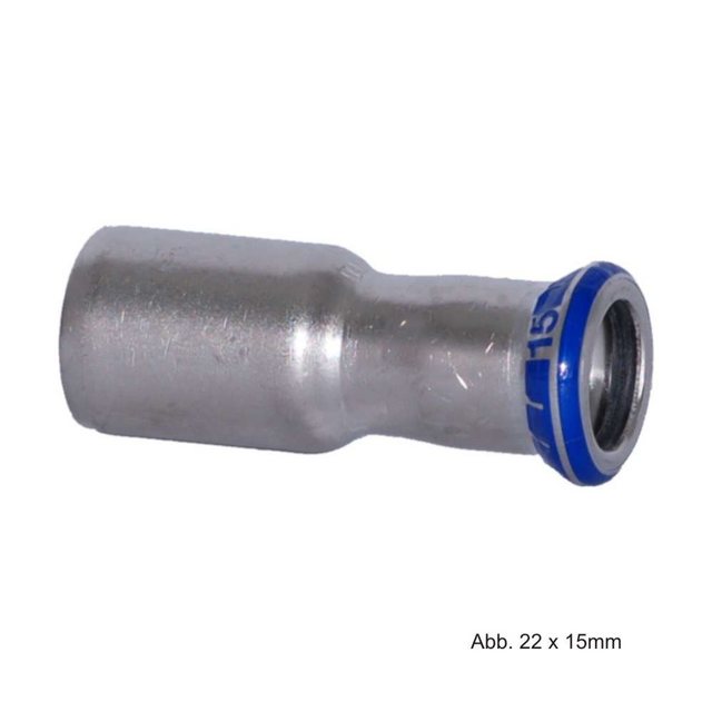 Bild von Geberit, Rohrverbindungstechnik, Reduction Mapress Stainless steel DN 15/12 (32303) (Pressverbindung)
