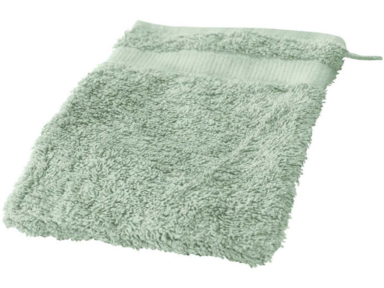 Bild von Cotonea Frottier Waschhandschuh 15 x 20 cm, Bio-Baumwolle, salbei