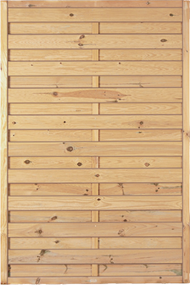 Bild von T&J Sichtschutzzaun Maxi-Massivzaun Sichtschutz Lamellenzaun, 120x180 cm
