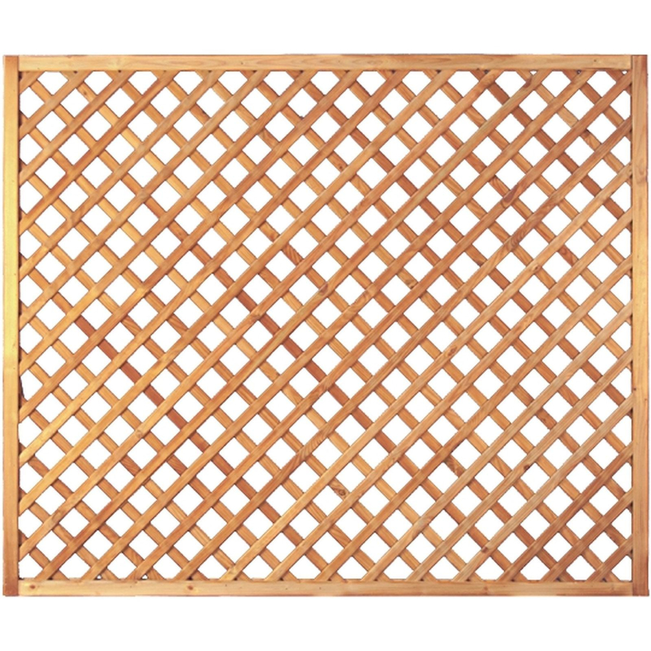 Bild von T&J Diagonal-Rankzaun MW 6x6 cm Sichtschutz, 180x150 cm