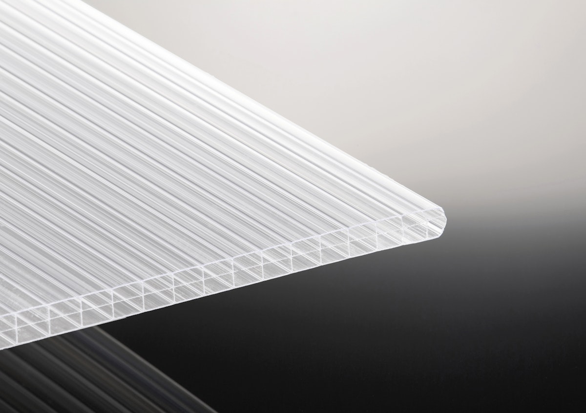 Bild von T&J KLASSIK TOP 3-Fach Polycarbonat n980 x 2000 mm, weiß-opal, 16 mm
