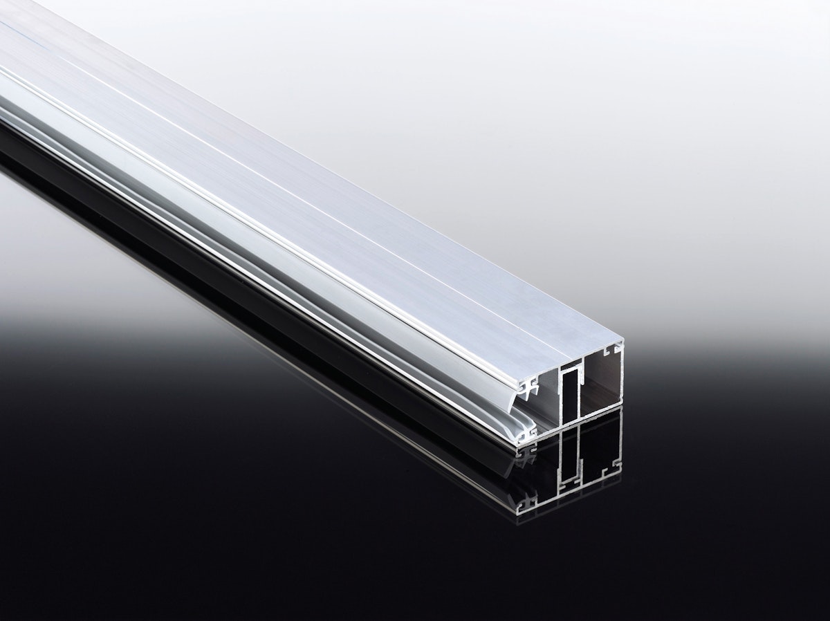 Bild von T&J Komplettsystem, Alu 4000 mm nRandprofil (2-teilig)ninkl. Dichtung